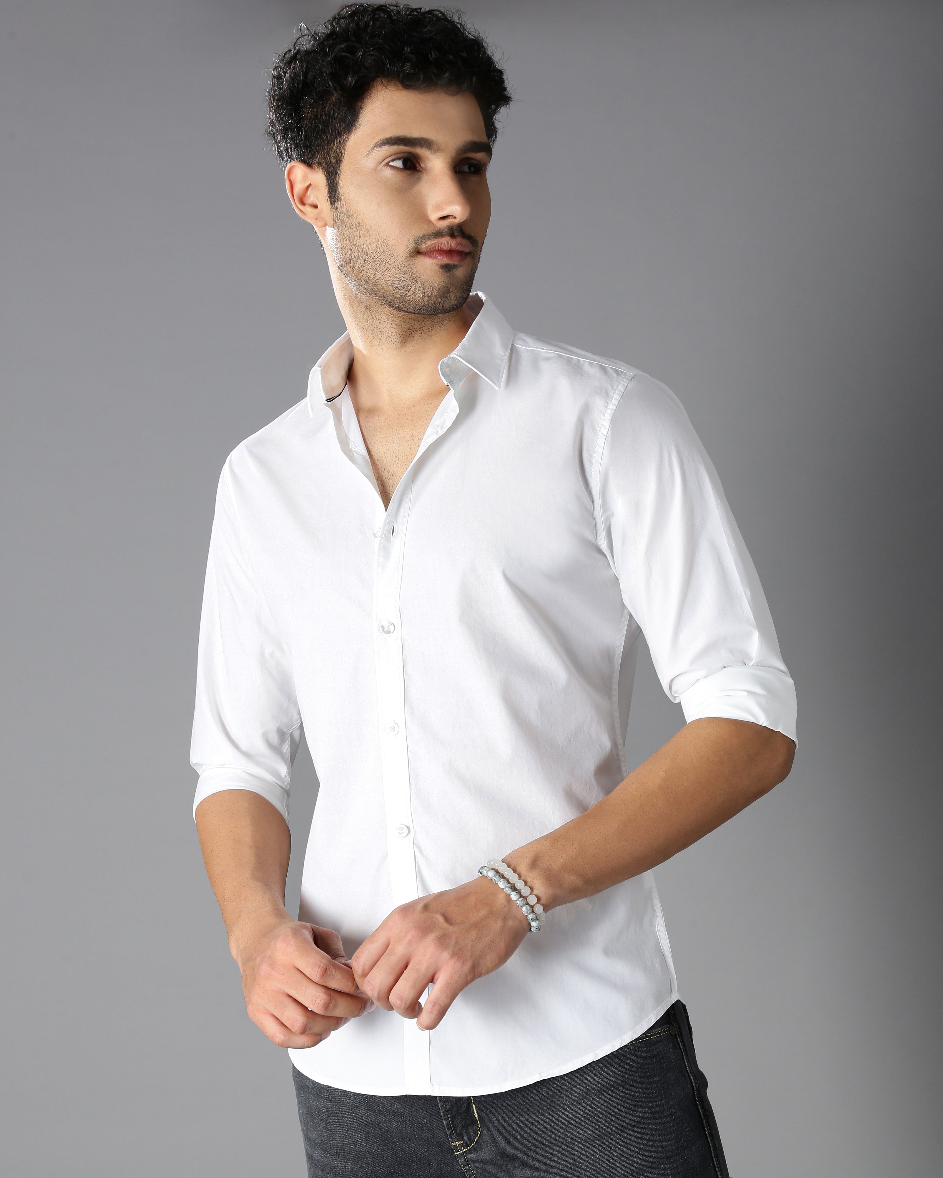 Men's Solid Casual Shirt