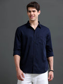 Men's Bird Eye Slim Fit  Dobby Shirt