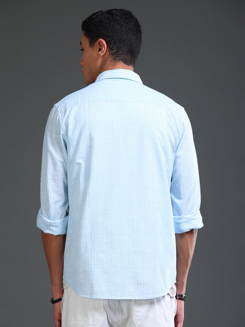Men Stripes Shirts