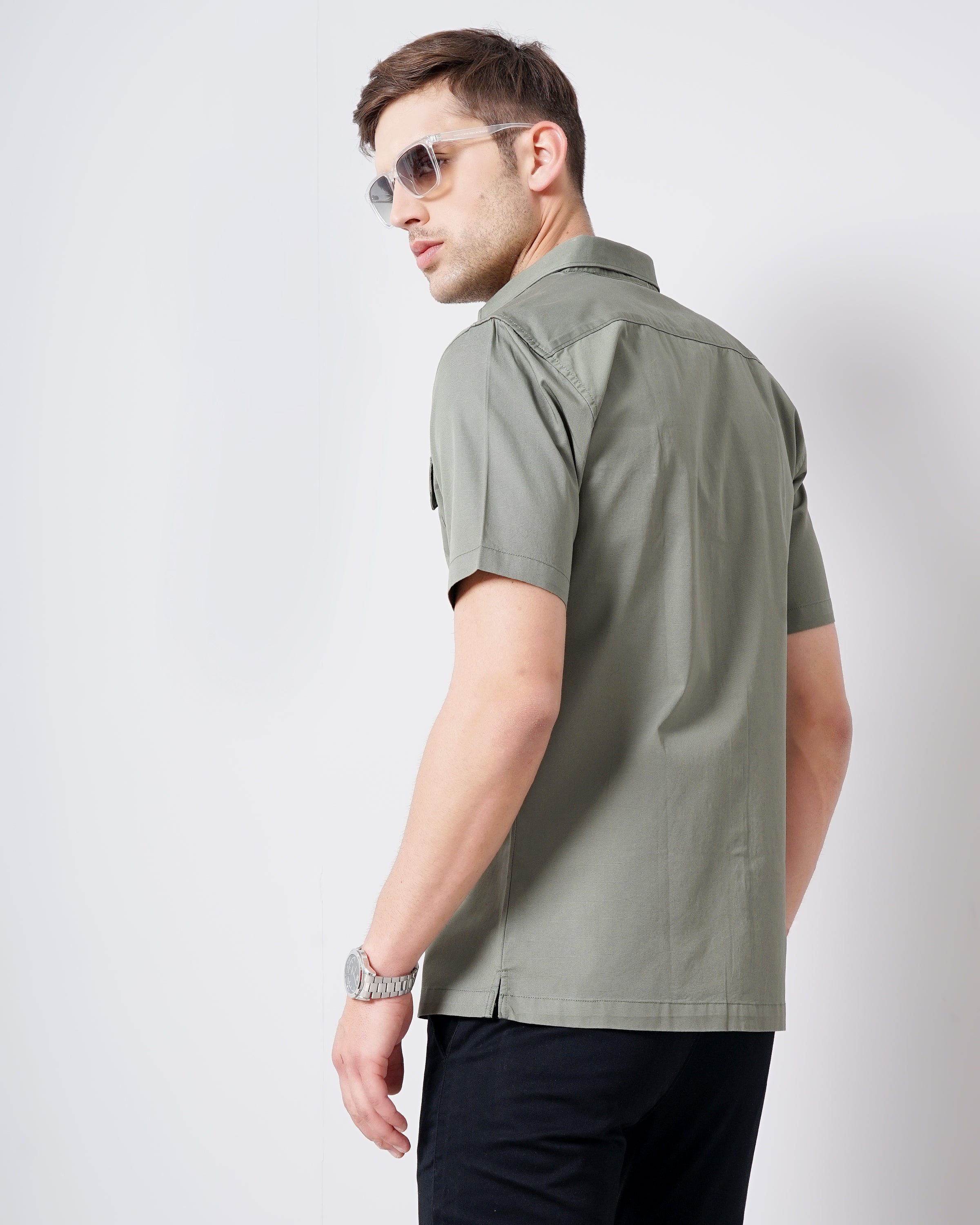 DOUBLE POCKET SLIM FIT SHIRT