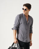 men's self design shirt