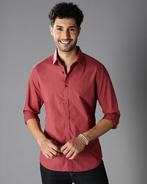 Men's Solid Casual Shirt