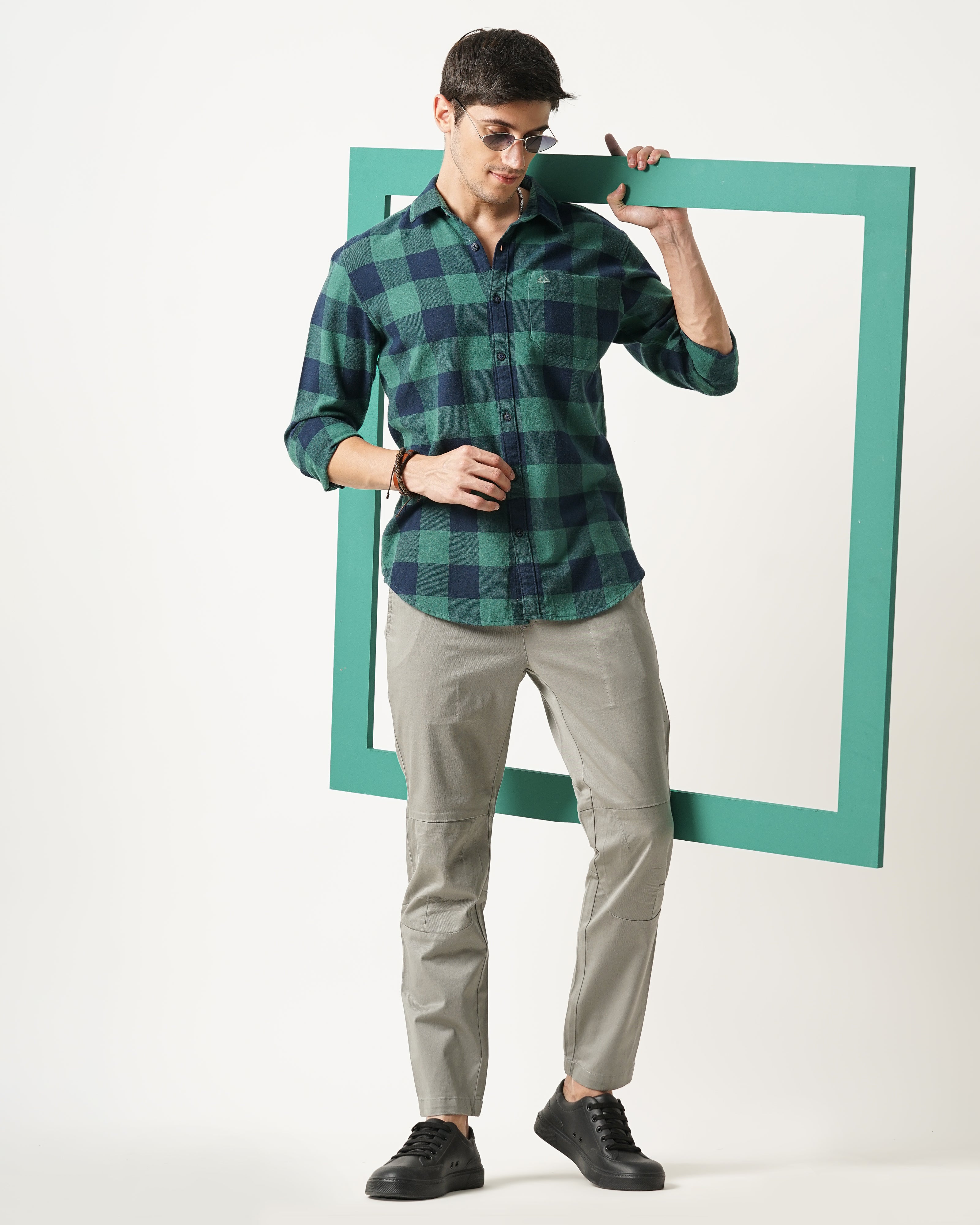 Men's Cargo Ankle Length Trousers
