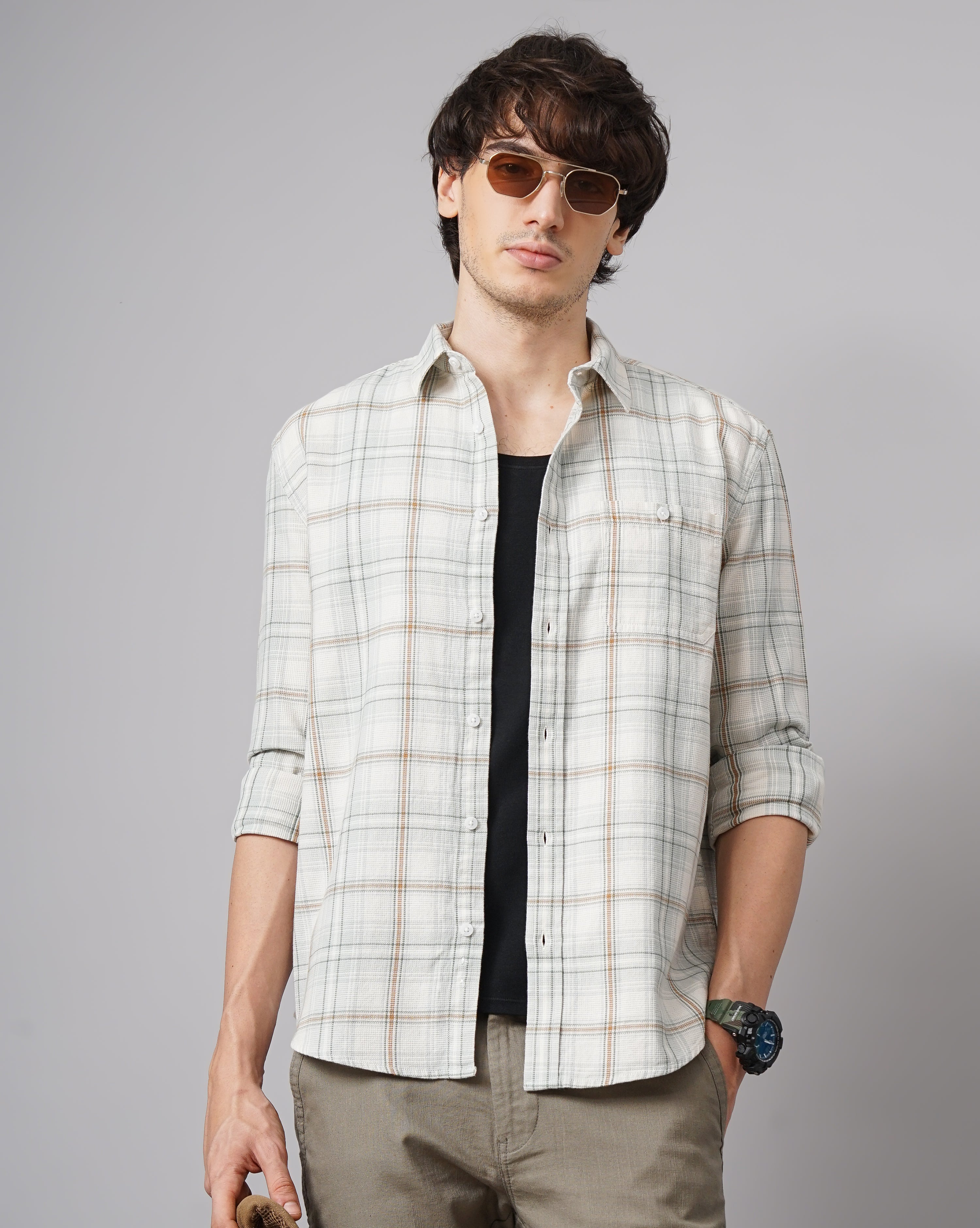 Men's Checks Shirt