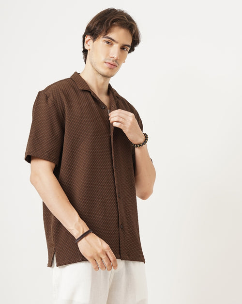 MEN'S SELF DESIGN SHIRT