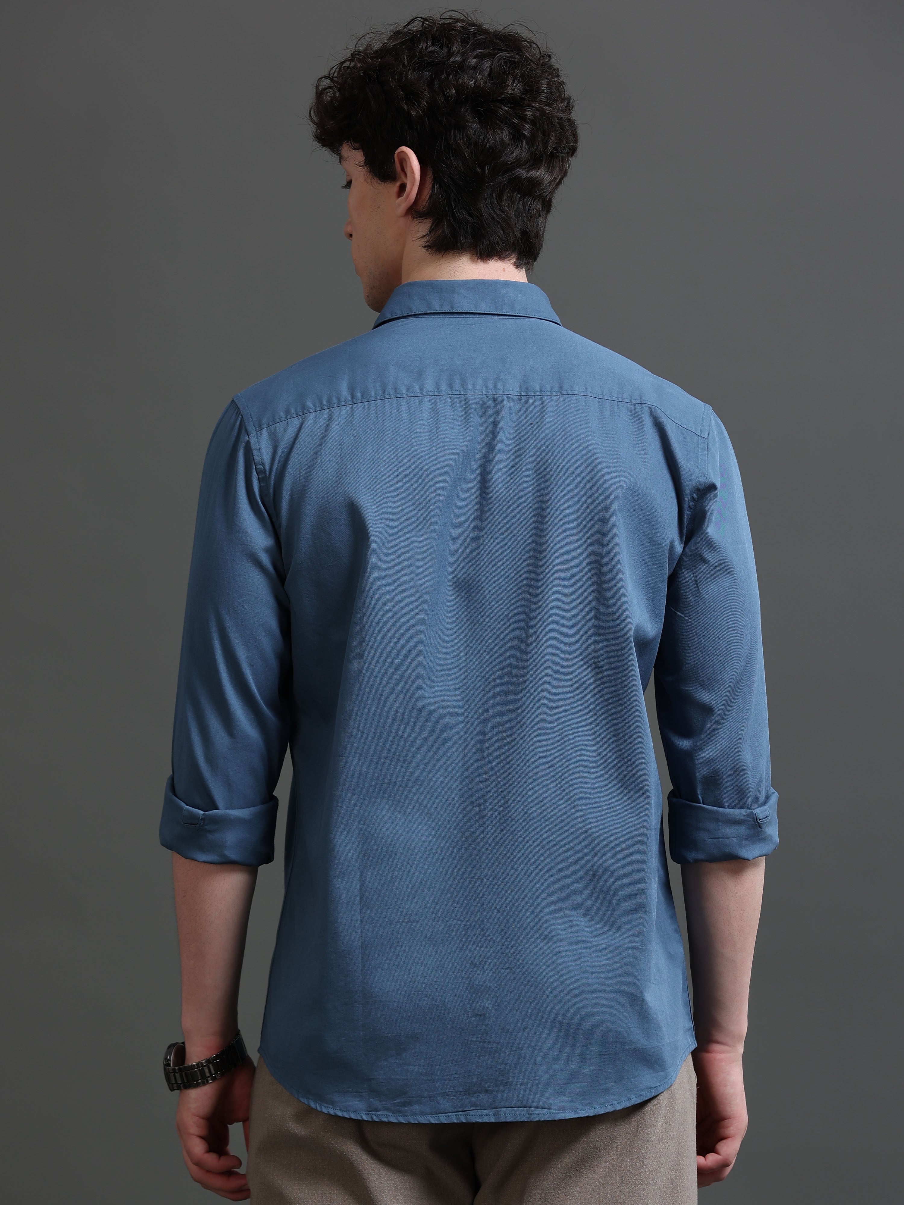 Men Smart Slim Fit Casual Shirt