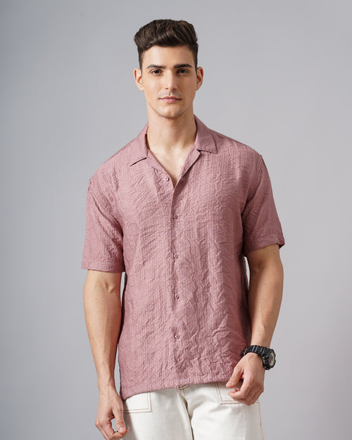 MEN'S SELF DESIGN SHIRT
