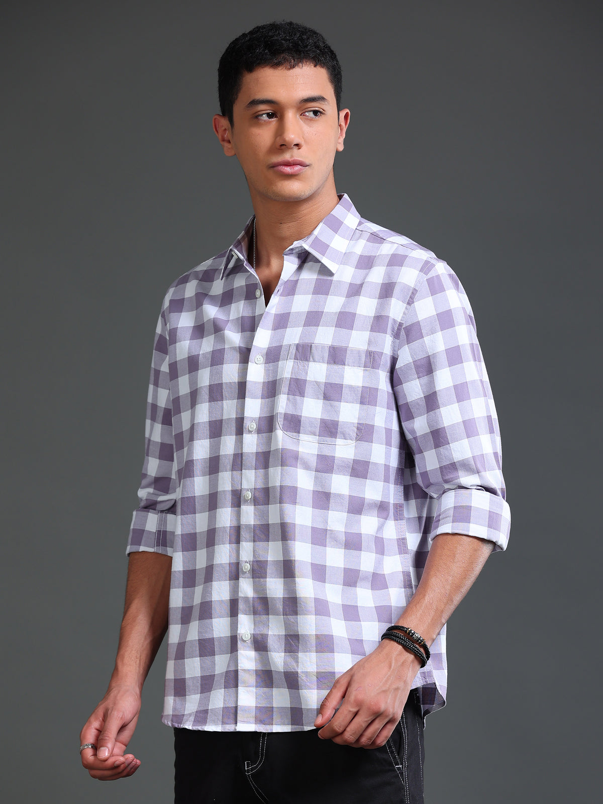 Men Premium Oxford Checks Shirt