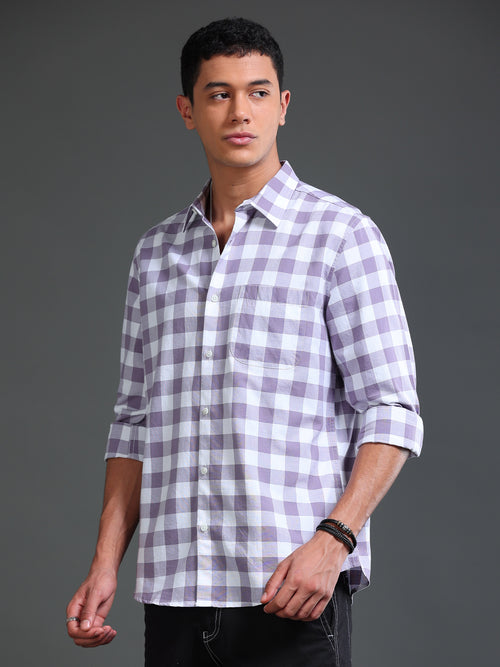 Men Premium Oxford Checks Shirt
