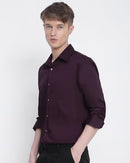Satin Slim fit Plain Shirts