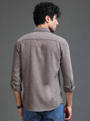 Men's Textured Solid Shirt