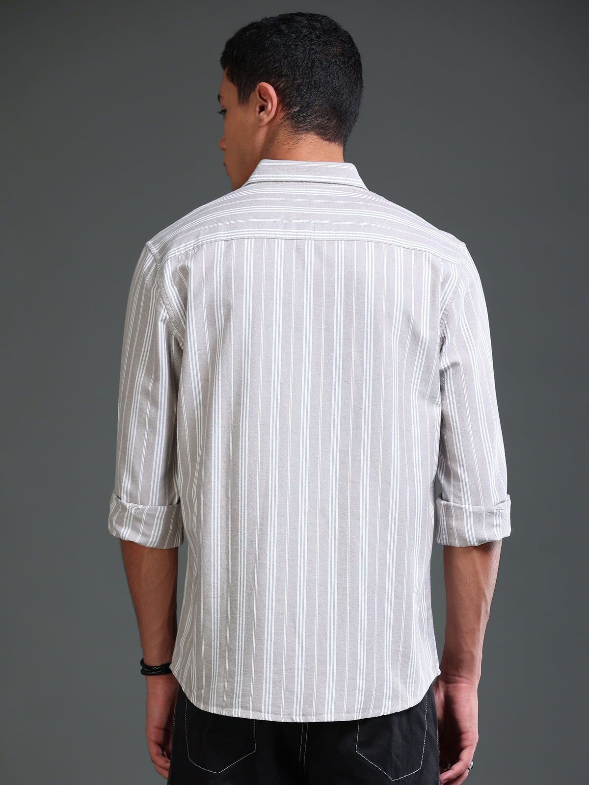 Men Oxford Stripes Shirts