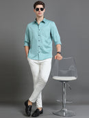 Men Satin Slim Fit Shirt