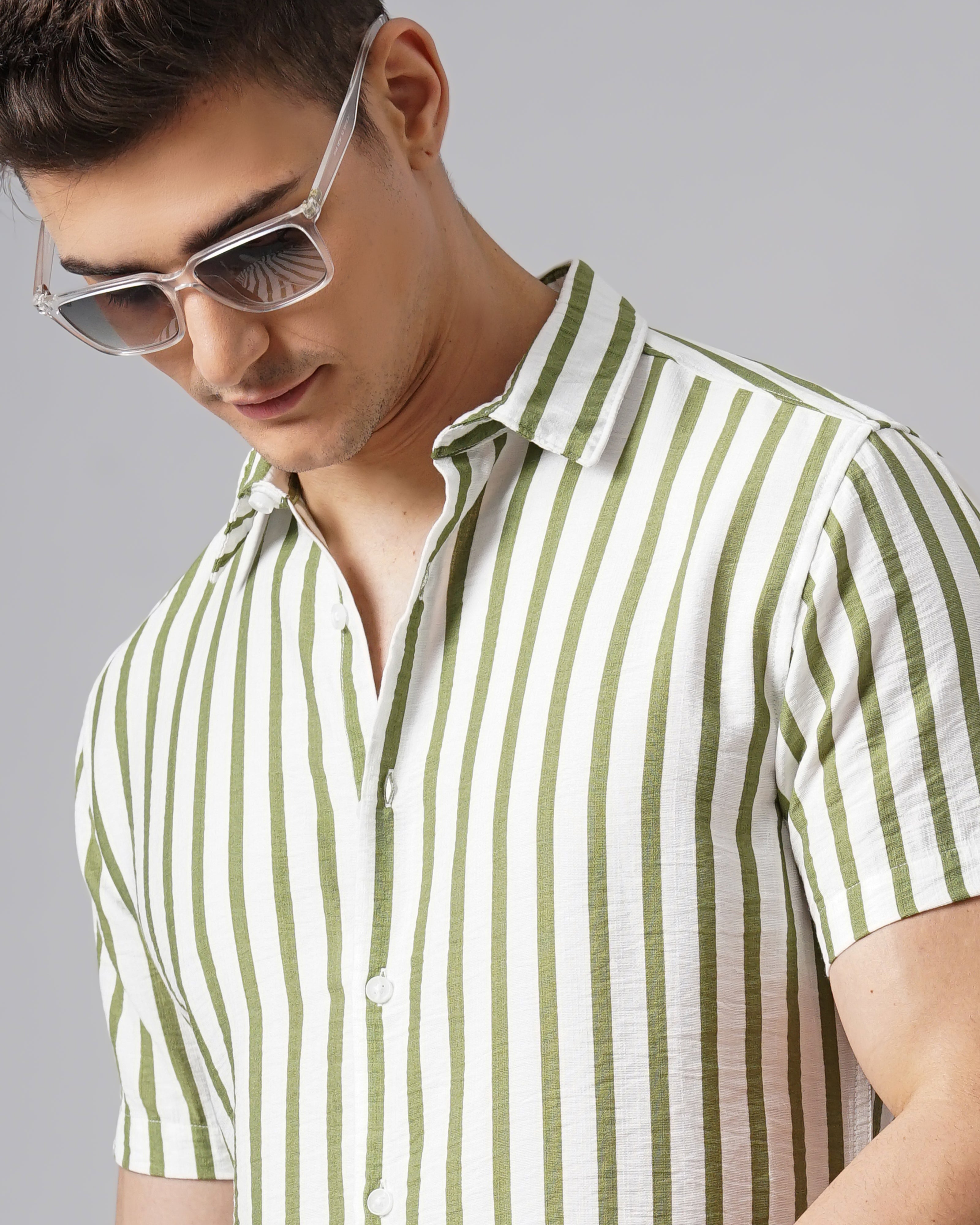 MEN'S STRIPE SHIRT