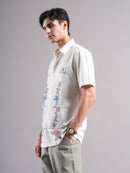 Men Smart Floral Printed Casual Shirt