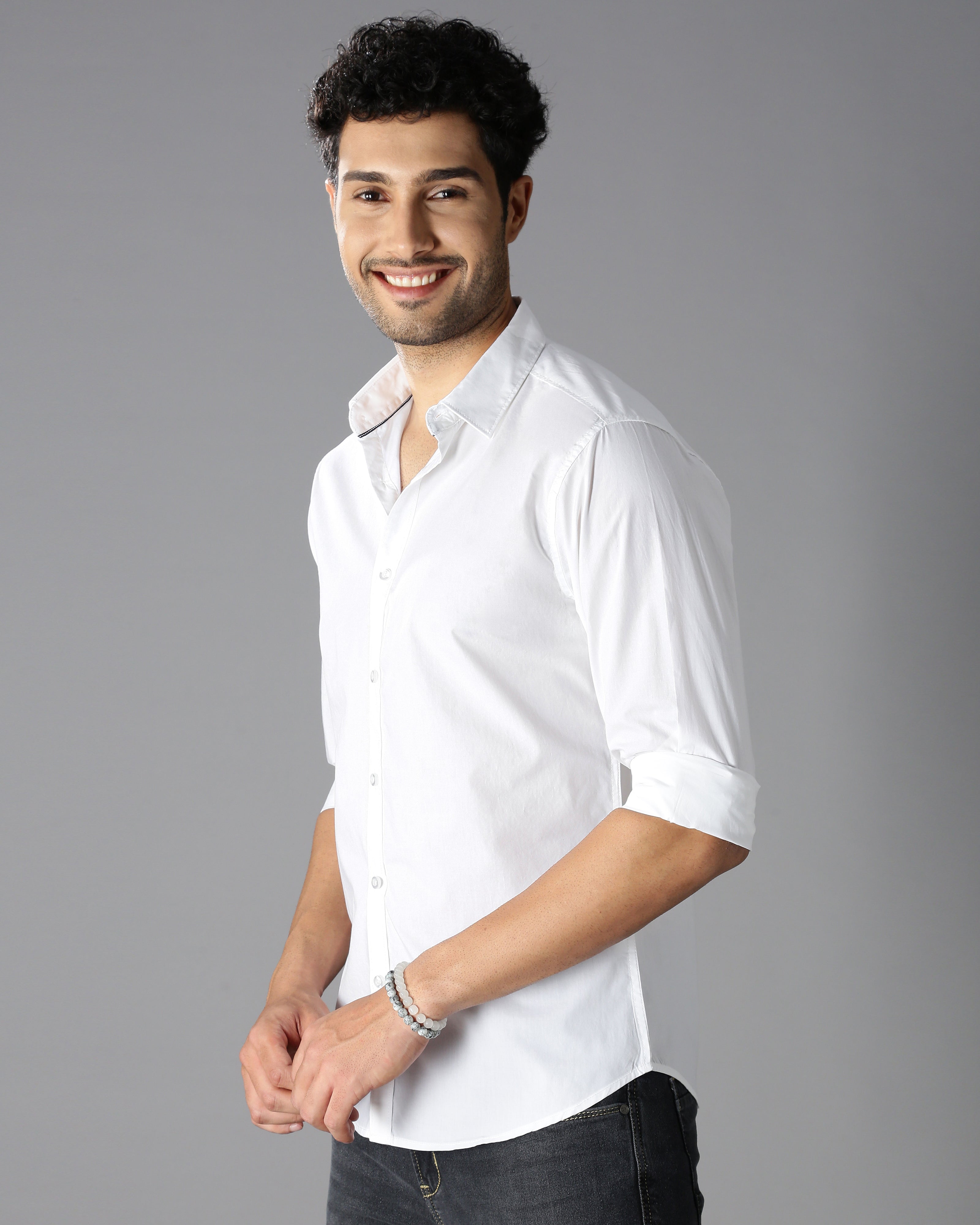 Men's Solid Casual Shirt