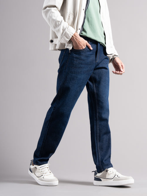 Men Smart Slim Fit Mid-Rise Light Fade Jeans