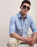 Men Slim Fit Oxford Cotton Casual Shirt