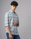 Men Standard Tartan Checks Opaque Checked Casual Shirt