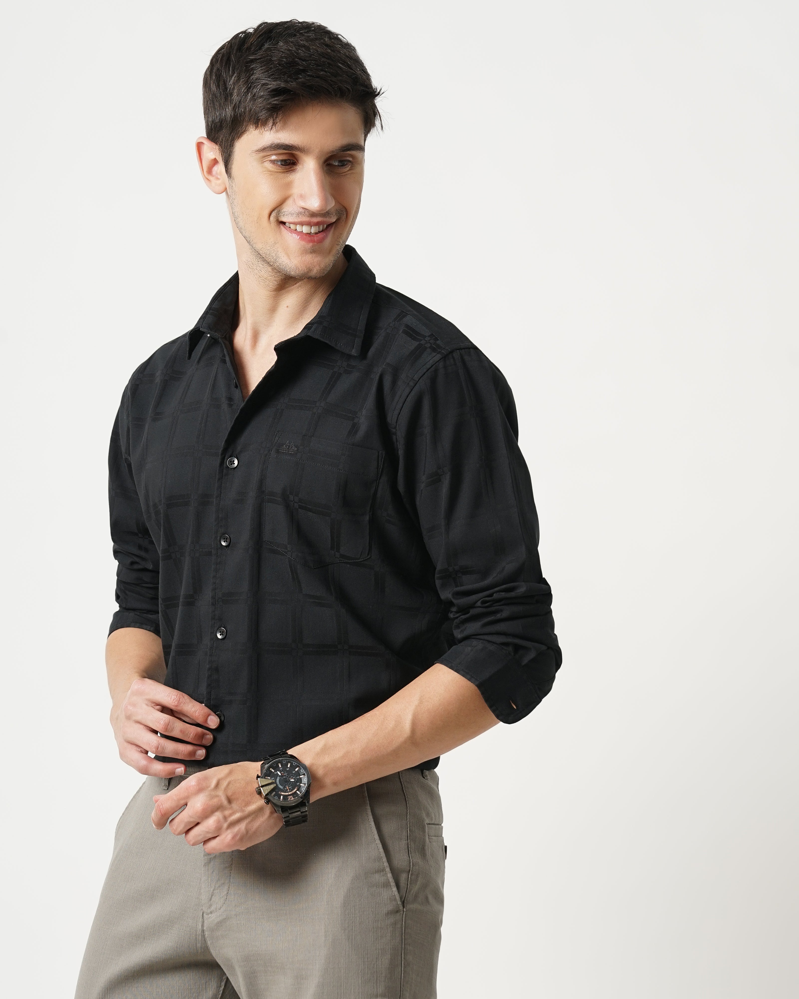 SELF DESIGN SHIRT