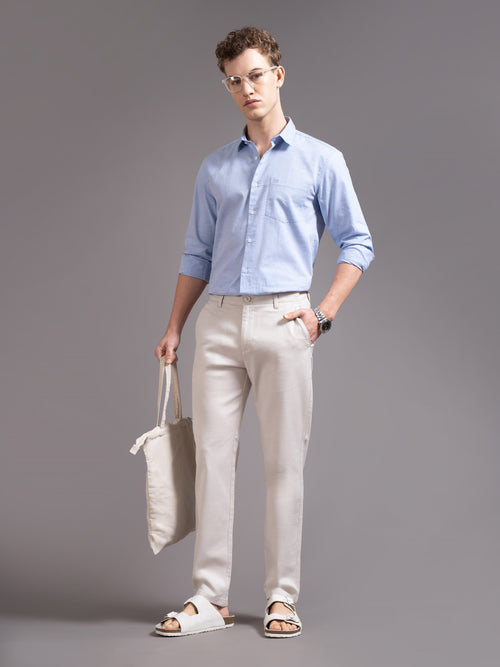 Men Slim Fit Low-Rise Chinos
