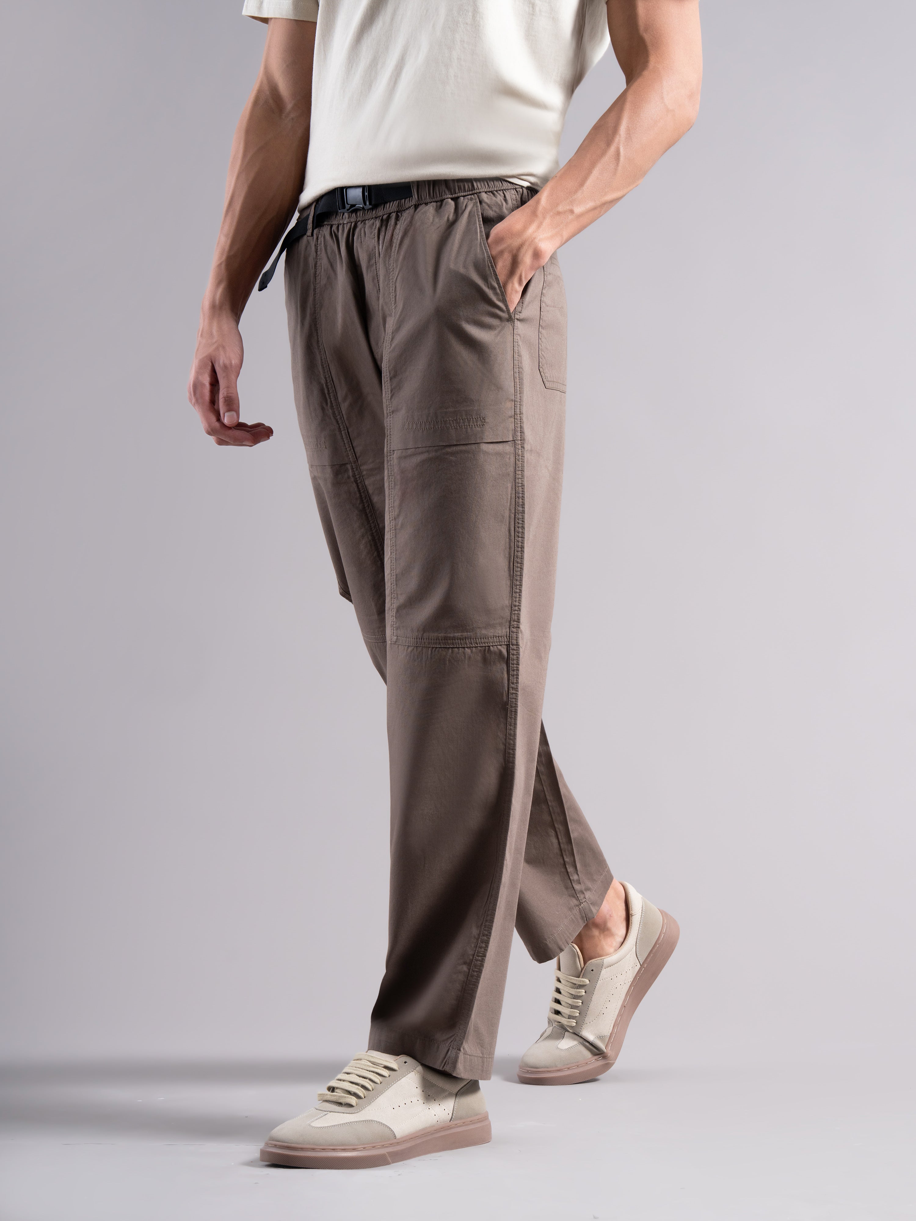 Men Smart Low-Rise Trousers