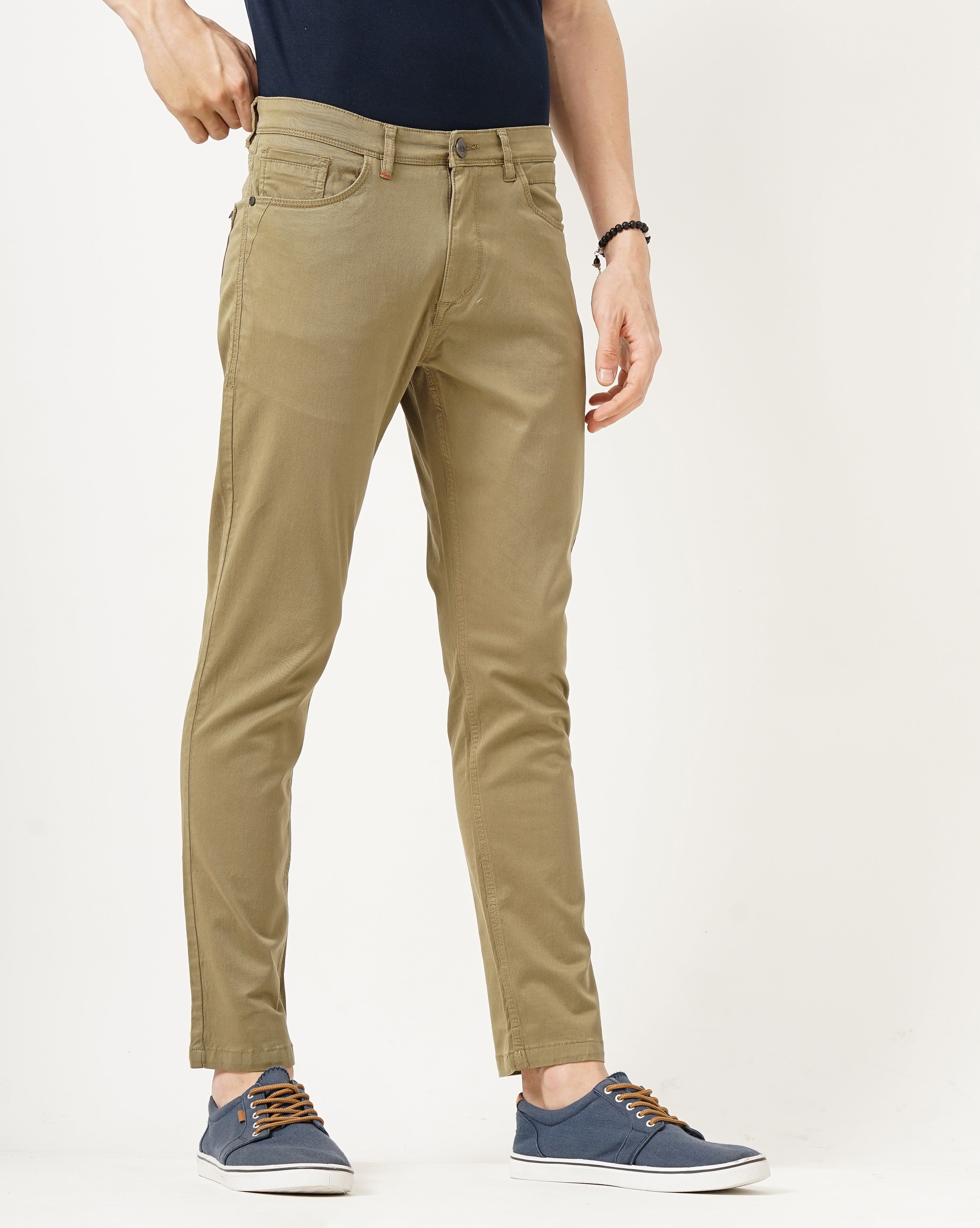MEN'S ANKLE FIT CASUAL CHINOS