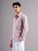 Men Smart Slim Fit Checked Casual Shirt