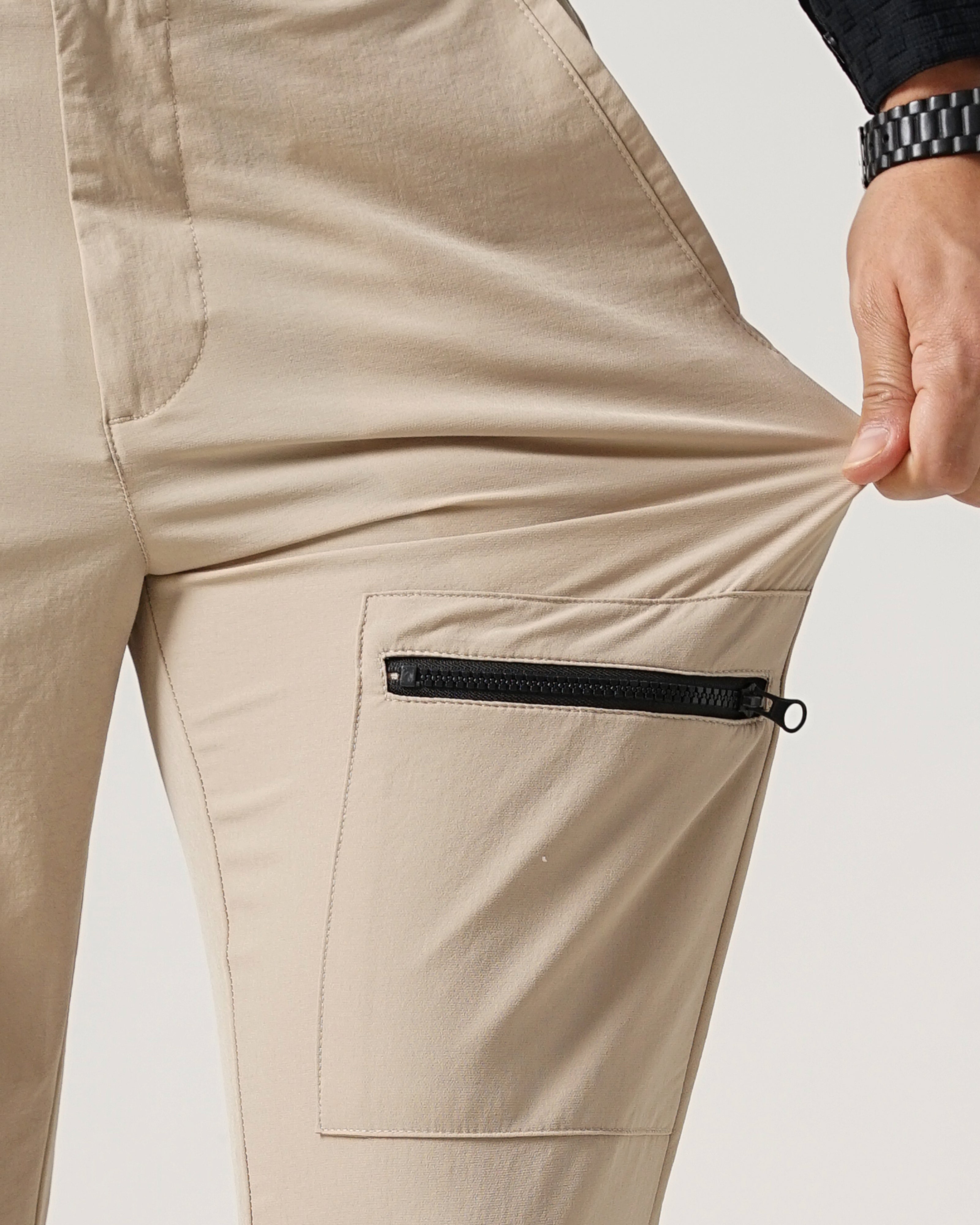 MEN'S CARGO STRETCHABLE CHINOS