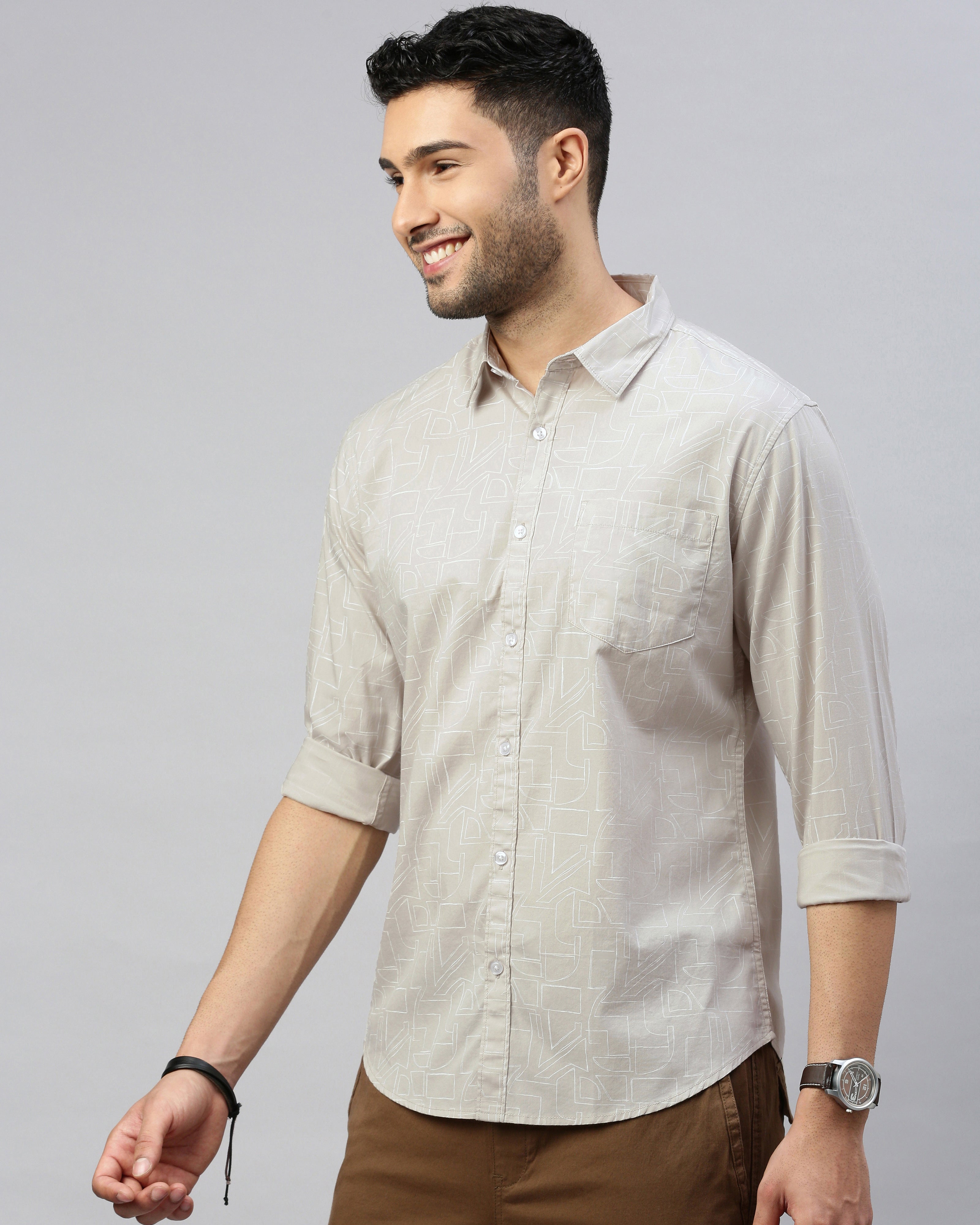 Men Standard Opaque Casual Shirt