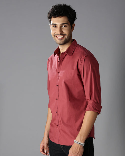 Men's Solid Casual Shirt