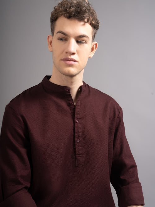 Men's Dobby Kurta Shirt