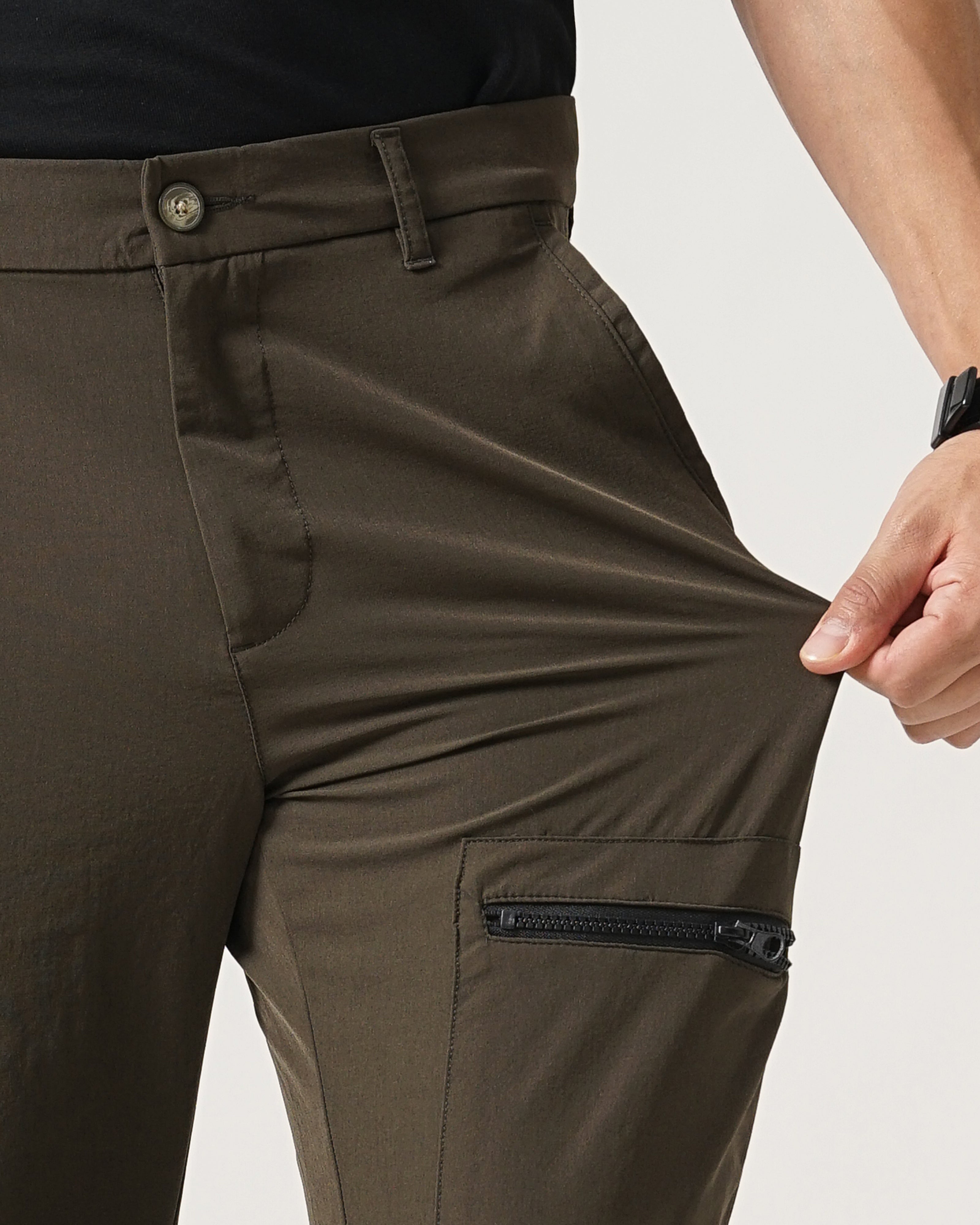 MEN'S CARGO STRETCHABLE CHINOS