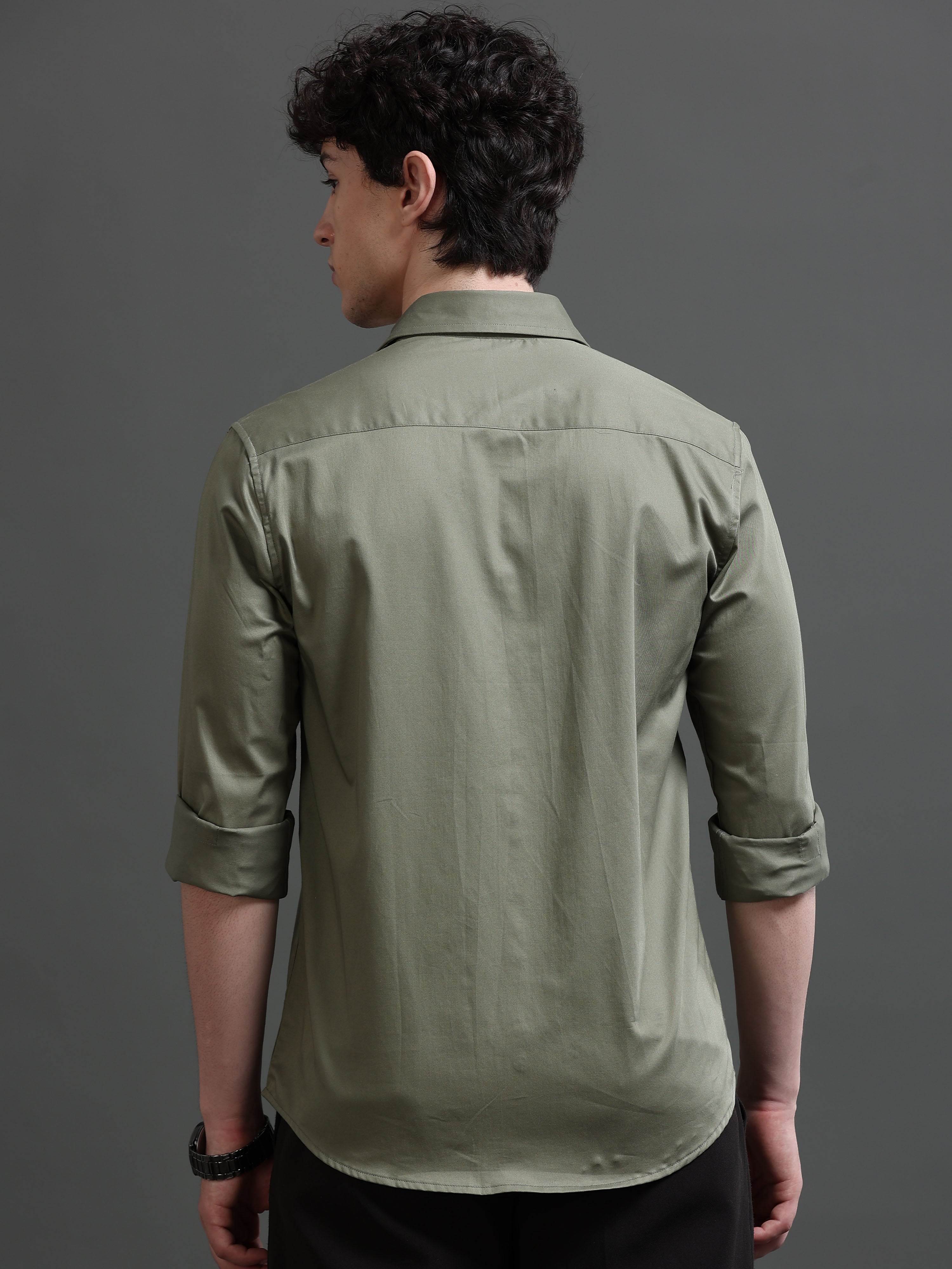 Men Smart Slim Fit Casual Shirt