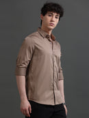 Men Smart Slim Fit Semiformal Shirt