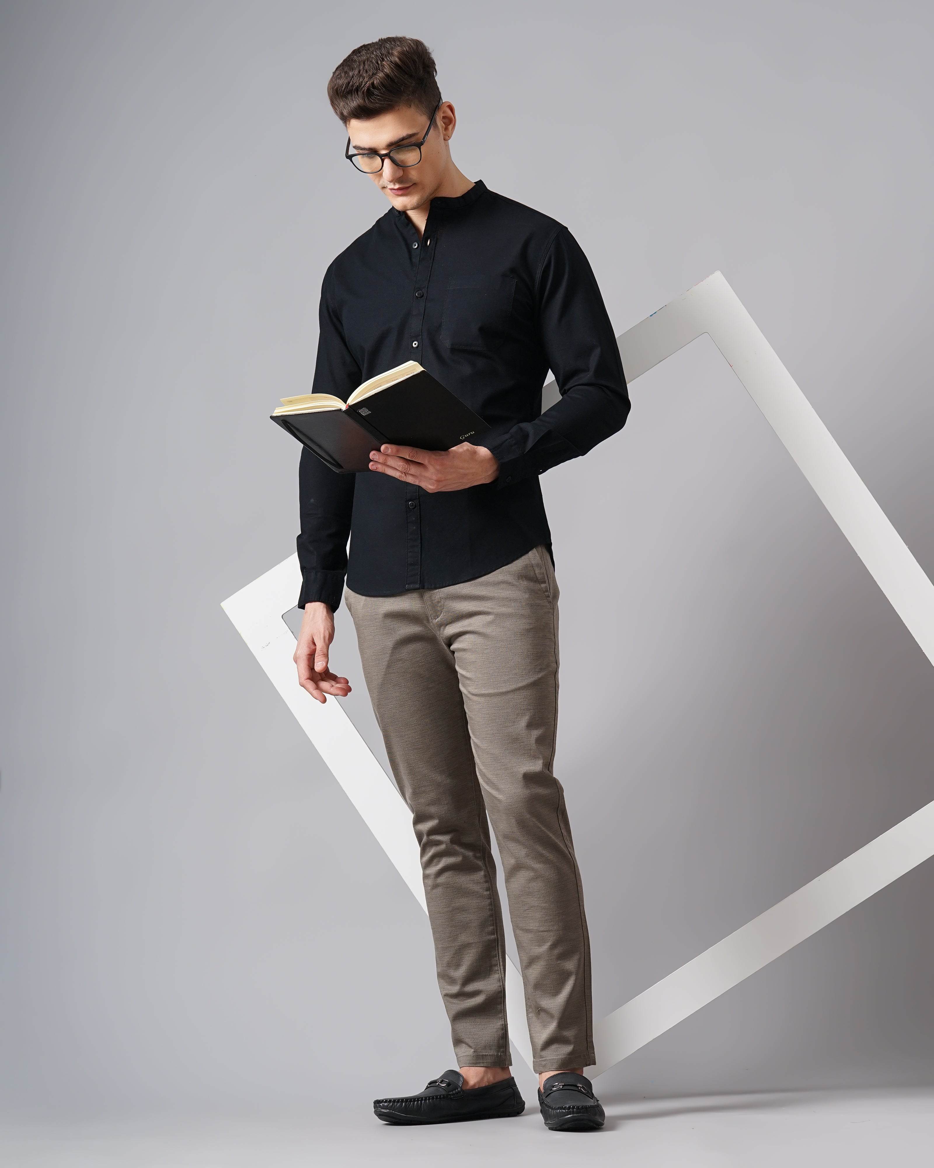 Men's Solid Casual Shirt