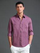 Men Dobby Solid Shirts