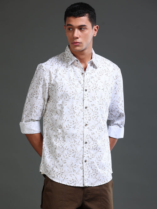 Men's Oxford Twill Prints Shirts