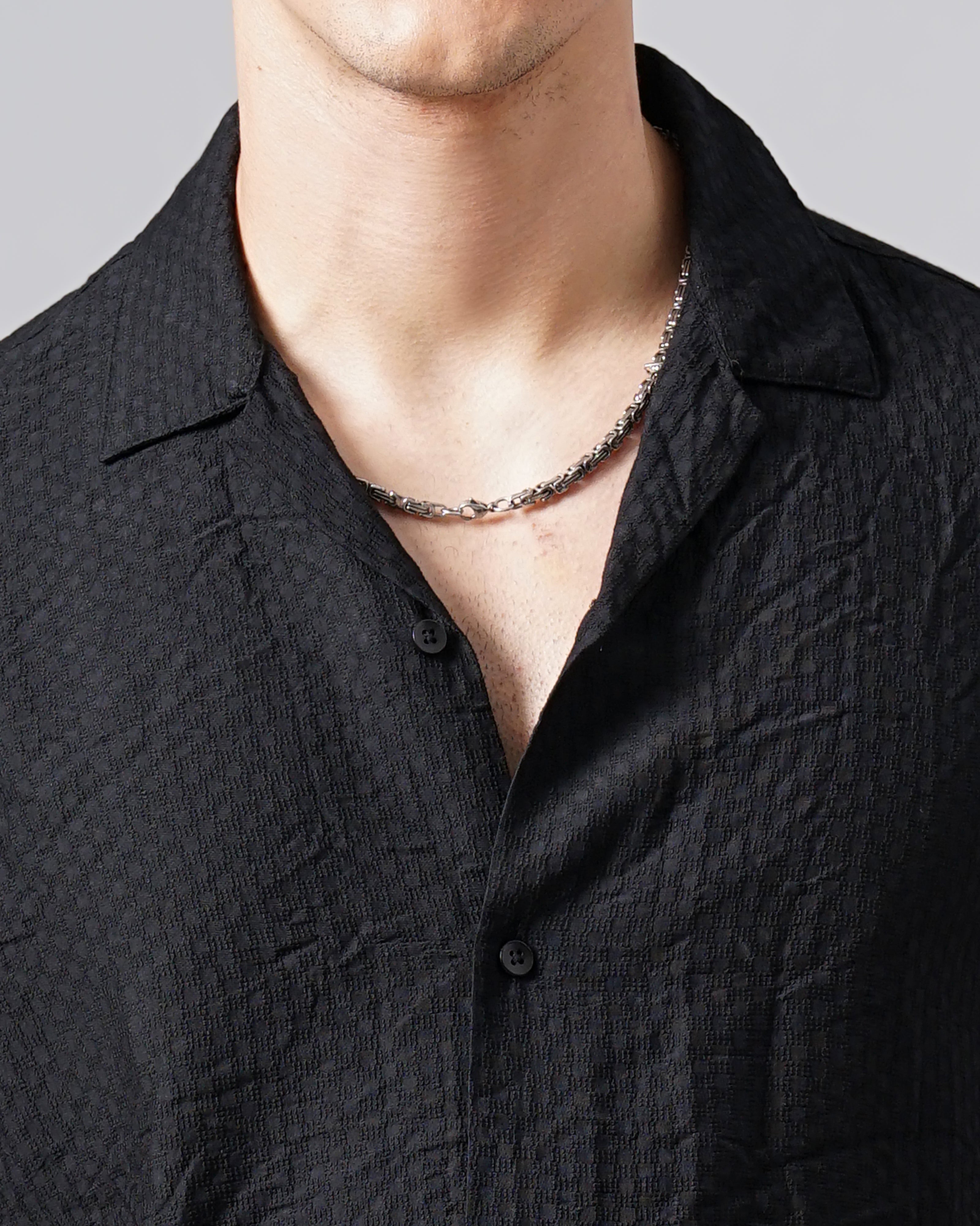 MEN'S SELF DESIGN SHIRT