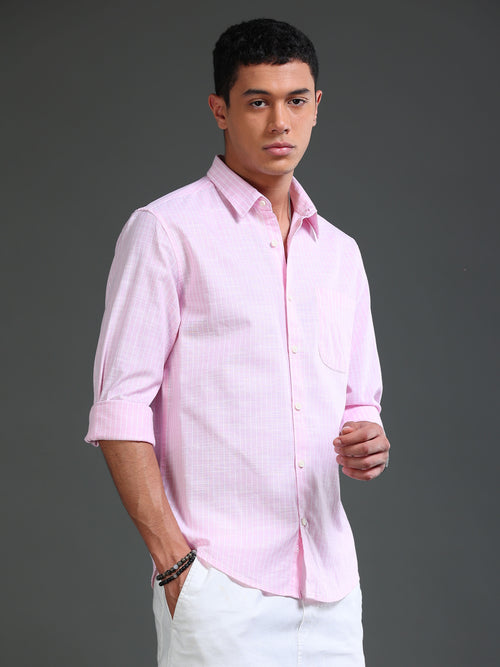 Men Stripes Shirts