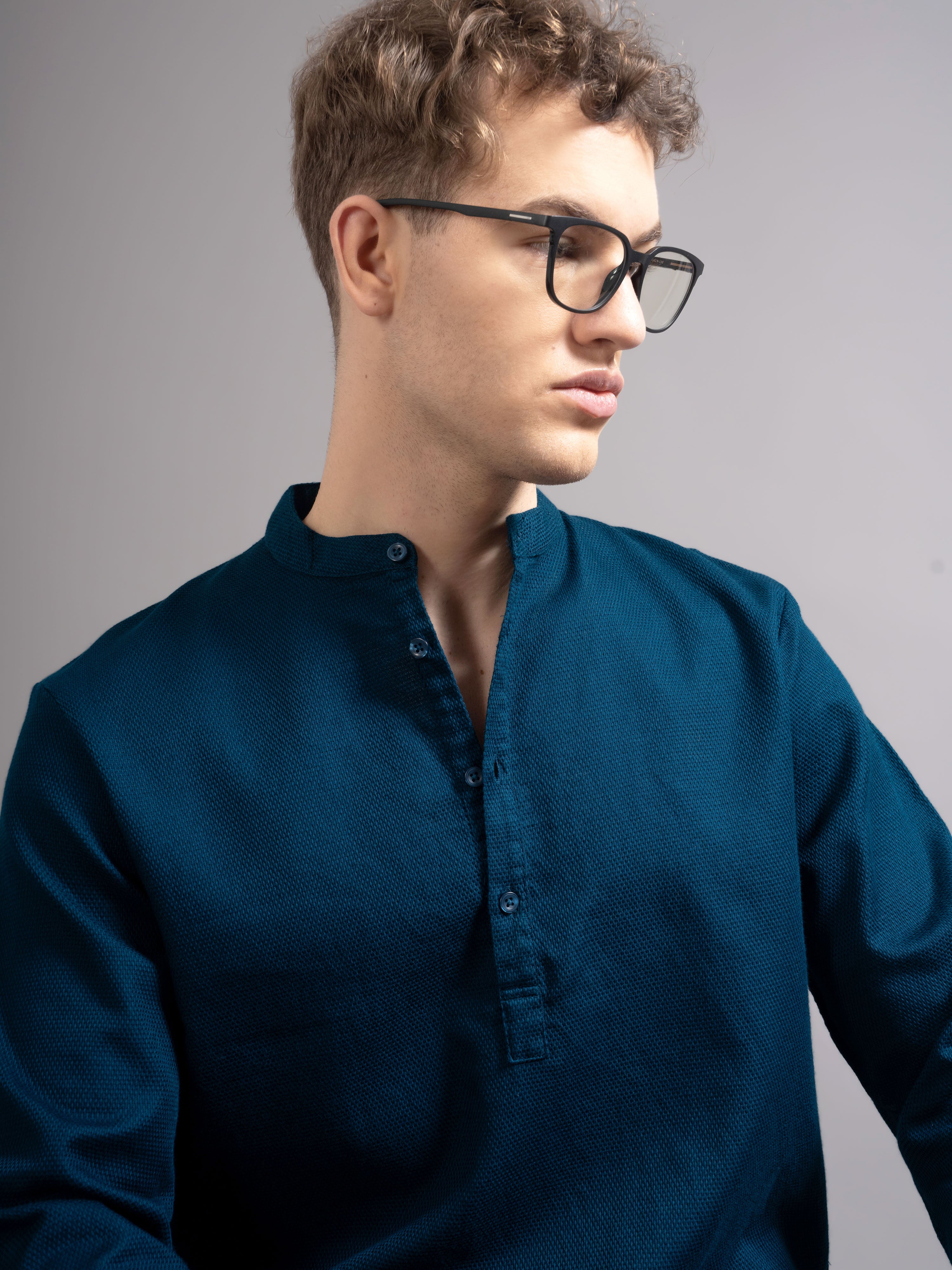 Men's Dobby Kurta Shirt