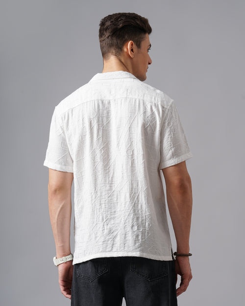 MEN'S SELF DESIGN SHIRT