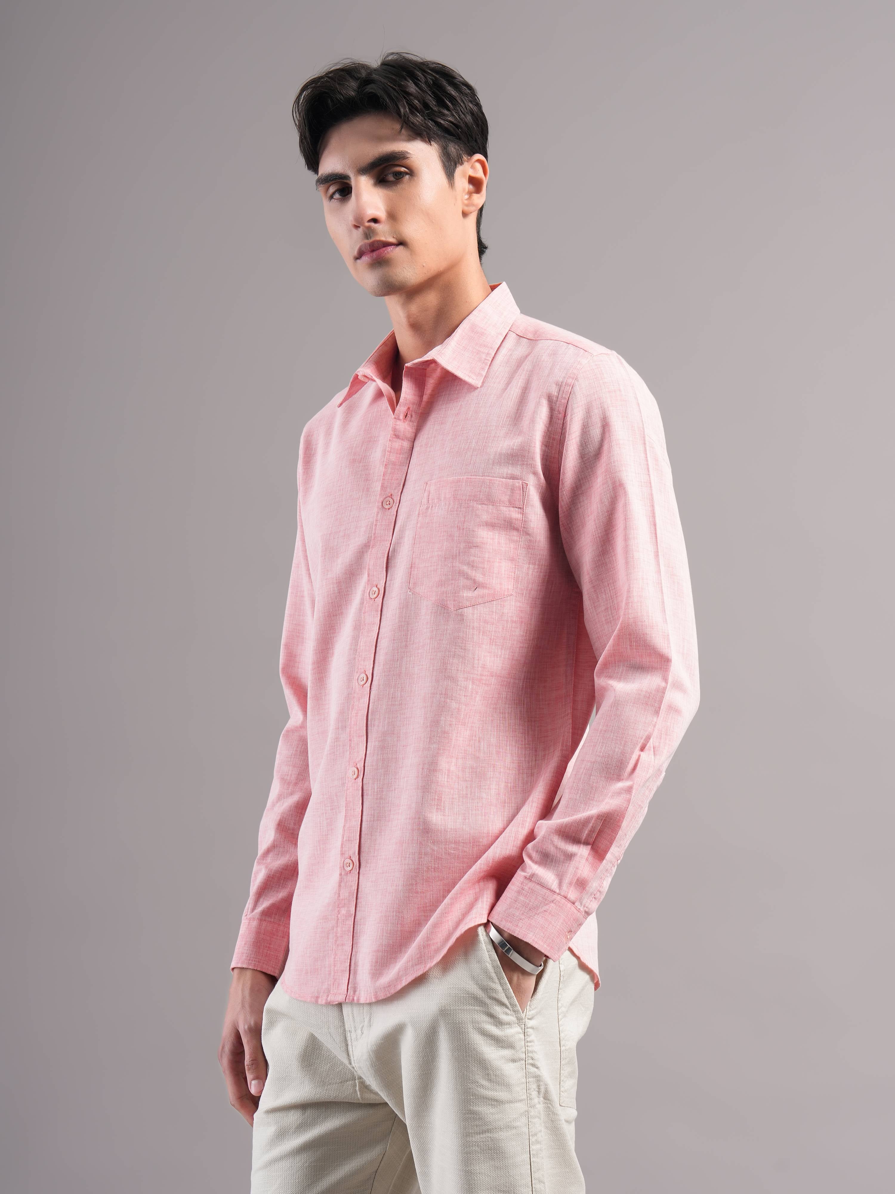 Men Smart Slim Fit Casual Shirt