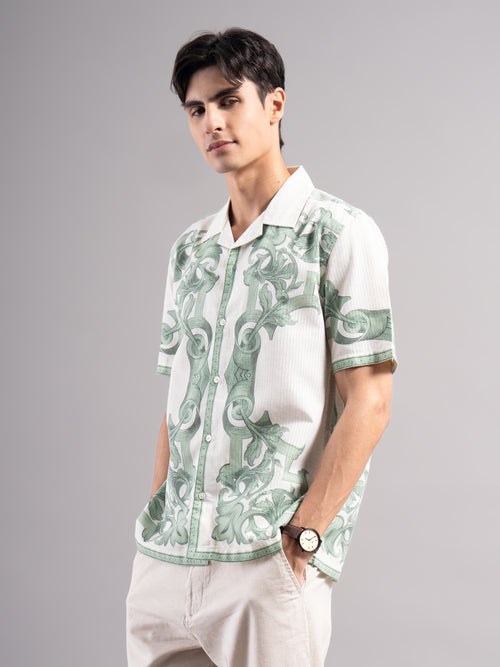 Men Smart Printed Casual Shirt