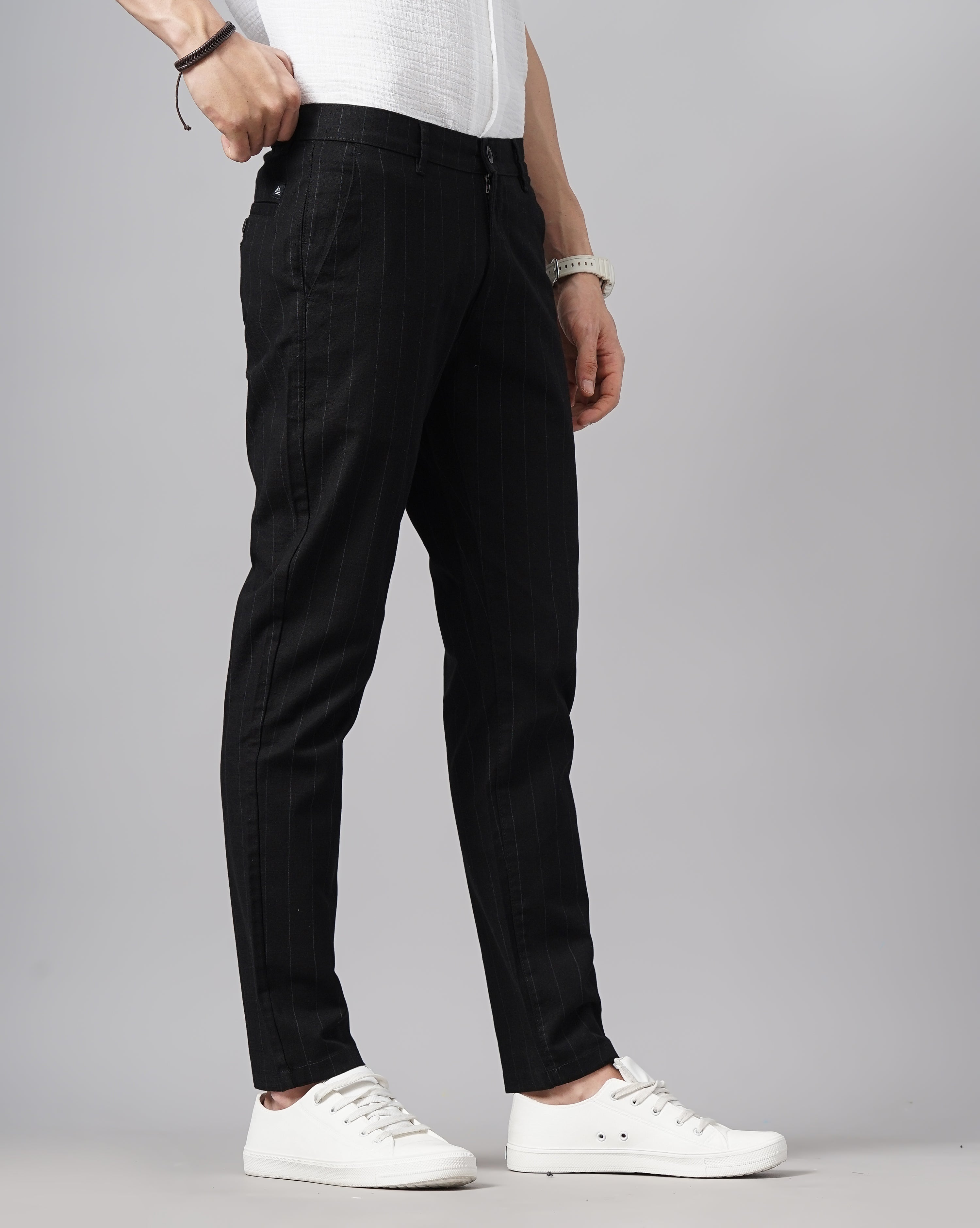 COTTON LINEN CHINOS