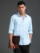 Men Dobby Solid Shirt