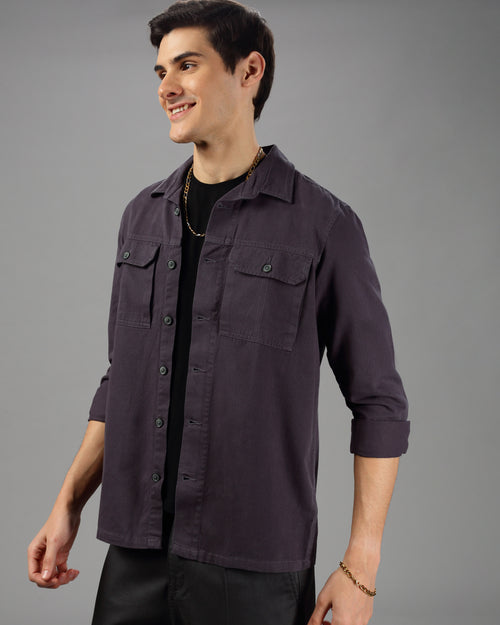 MEN OVERSIZE SHACKET