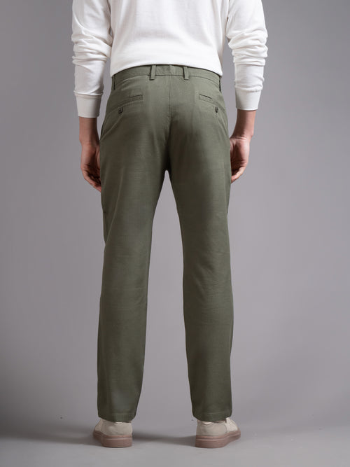 Men Slim Fit Low-Rise Chinos