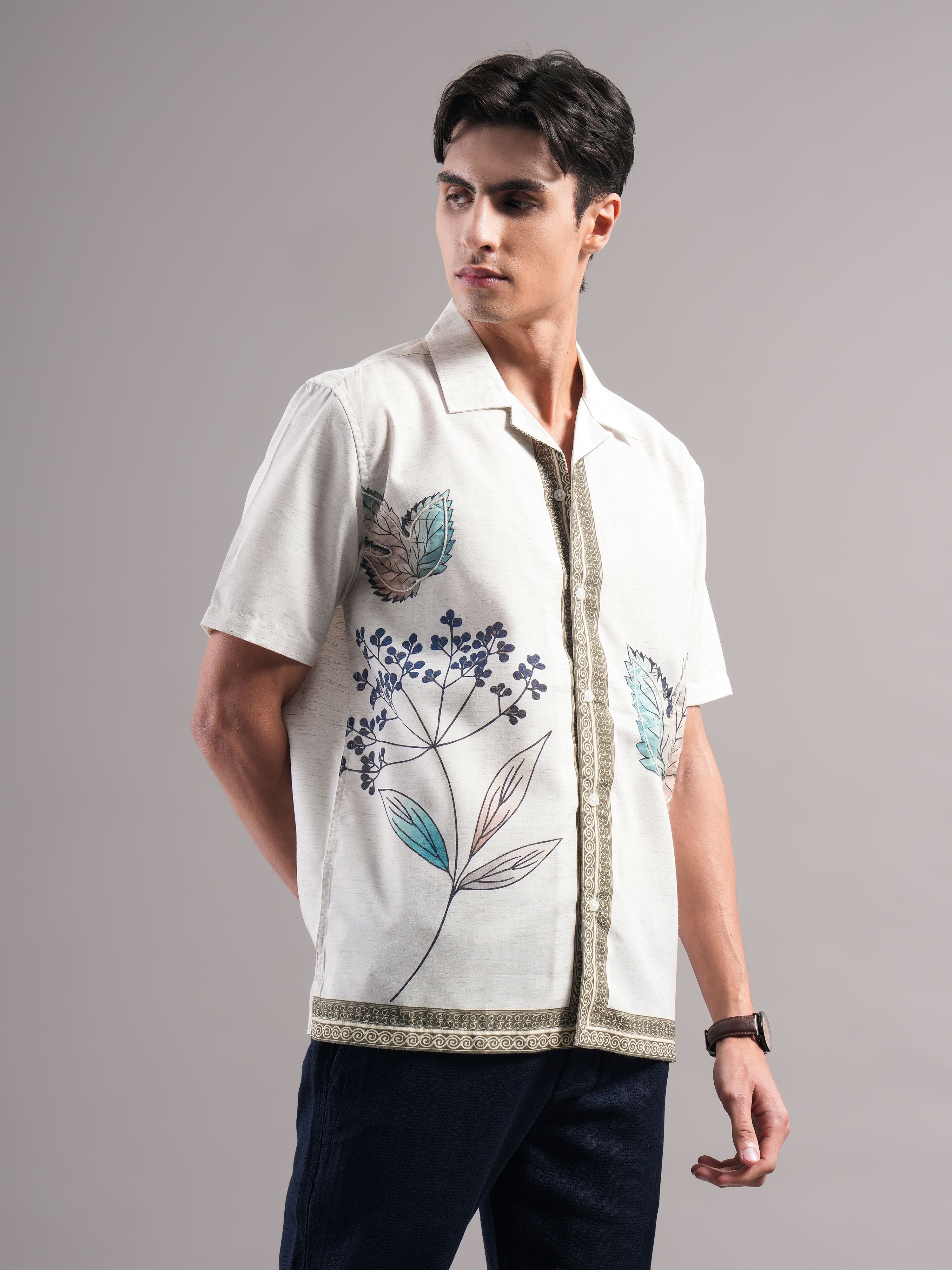 Men Smart Printed Casual Shirt