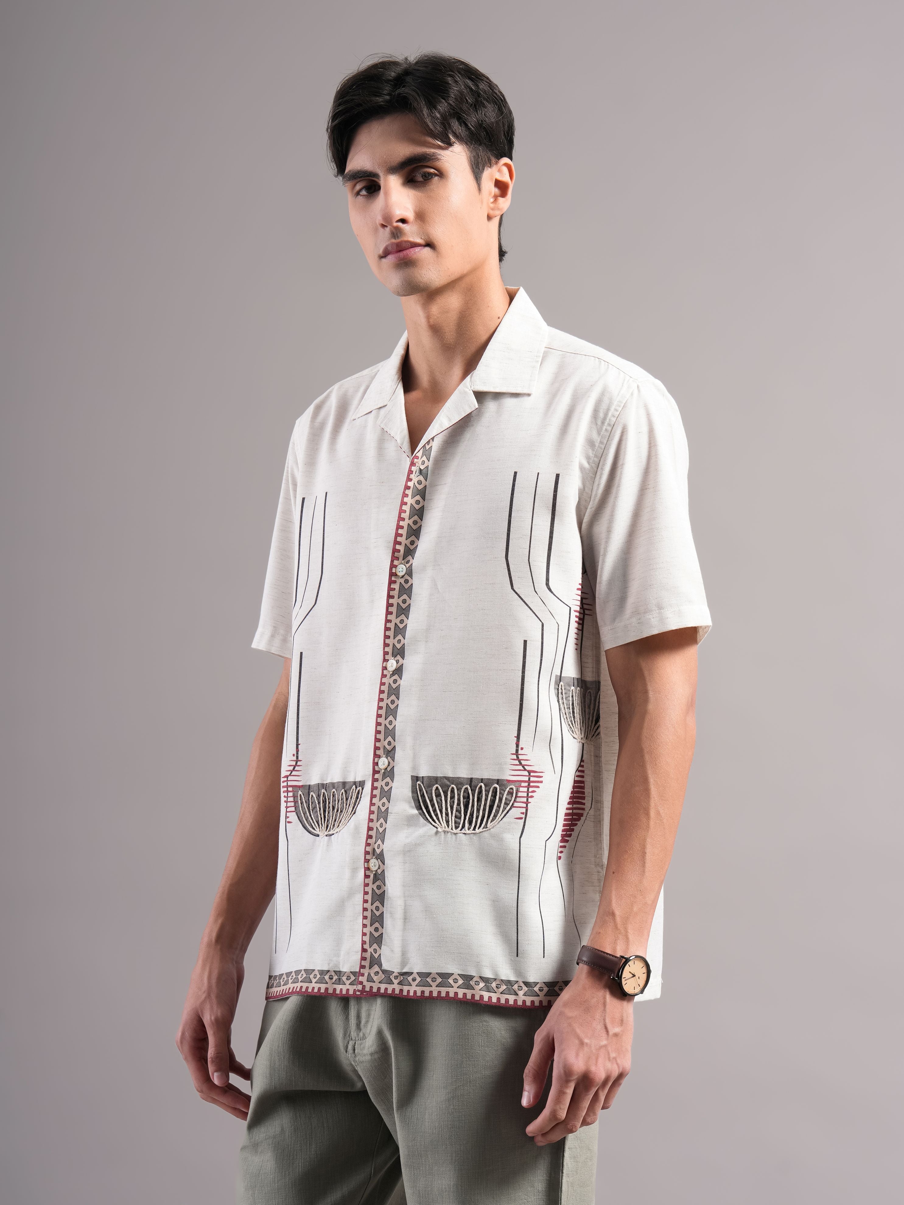 Men Smart Printed Casual Shirt